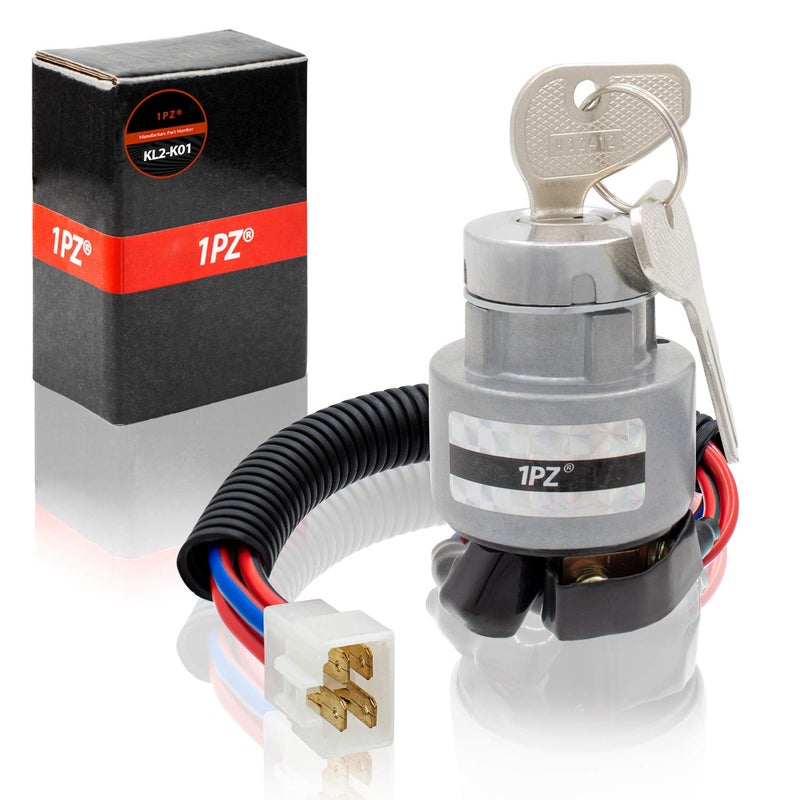 1PZ مفتاح تشغيل 1PZ KL2-K01 لجرار كوباتا L2501 L2600 L2800 L3000 L3200 L3400 L3700 L3800 L4300 L4400 MX4700 MX5000 MX5100 TC020-31820 TC020-31822 - Image 1